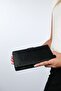 Dezy Black Textured Women's Evening Dress Bag - 5