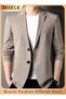 Men's Casual Knit Blazer Long-Sleeve Classic-fit Blazer 3XL