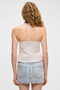 Susie Women's 100% Cotton Linen Look Backless Halter Neck Beige Blouse - 5