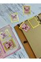 Elegant Butterflies Pink Color Metal Set of 2 Bookmarks/Paper Clips/Bookmark - 5