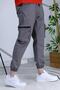 Men's Parachute Fabric Cargo Jogger Pants (Slim Fit) - 4