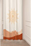 Mandala Cami Soft Pastel Bohemian Patterned Special Design Digital Printed (Single Wing) Beige Cream Background Curtain