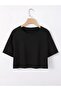 Oversize Black Crop T-Shirt