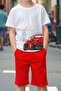 Boy's Racer F/38 Printed Top and Bottom Suit - 3