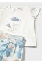 Baby Girl Floral Shorts Set - 3