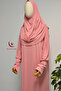 Women's Combed Cotton Prayer Dress with Self-Headscarf Comfortable Fit – One Piece - 4