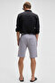 Camillo Men's Pocket Zippered Elastic Waist Lilac Shorts & Bermuda - 6