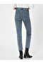High Waist Jeans Slightly Tapered Leg - Eve Jeans - 4