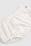Organic Cotton Muslin Ecru Baby Bloomer - 3