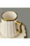 İsla Set of 6 Coffee Cups - White / Yellow - 4