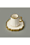 İsla Set of 6 Coffee Cups - White / Yellow - 3
