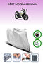 Gray (Rks R250) Motorcycle Tarpaulin, Rear Bag and Lock Compatible