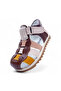 صنادل للأولاد الصغار من Orthopedic First Step Eiagcm2406 باللون البني والأصفر الكريمي - 8