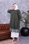 Large Size Lace Viscose Shirt - 3