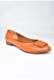 P726776309 Women's Ballerinas with Orange Buckle Accessory - 5