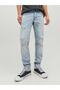 JACK JONES Glenn Model Slim Cut Light Color Jeans 12223504 - 3