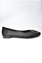 P726776304 Black Satin Fabric Women's Ballerinas - 6