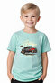 Boys Round Neck Intage Car Printed T-Shirt - 2