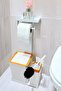3 in 1 Bathroom Set – Toilet Roll Holder, Dustbin and Toilet Brush Set - 2