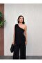 Single Sleeve Asymmetrical Pants Set - 4