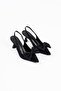 Women's Evening Dress with Fabric Bow and Open Back, Daily Comfortable Heeled Shoes