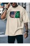 Casual Summer Flag Print T-Shirt for Men - Short Sleeve, Round Neck, Breathable - 7