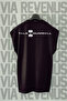 Talk Dumbell / Gym Back Printed Zero Sleeve Crew Neck Sports Tshirt