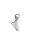 925 Silver Pendant Harp