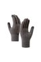 Men's Gloves, Flippy, Model H, Touchscreen Function, Knitted Acrylic Material, Dark Gray
