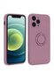 Protective Case Compatible with Apple iPhone XR Liquid Silicone Ring with Rotating Support -