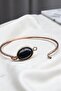 Copper (Pure Real) Black Stone Trend Elegant Bracelet (Evil Eye Protection) (Special Occasions, Gift) - 3