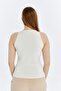 Women's V Thin Strap Knitwear Blouse - 4