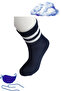 Unisex Quality Cotton Soft Women's Men's Ring Patterned College Socks (4 Pairs) - 4