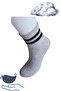 Quality Cotton Soft Unisex Ring Patterned College Socks (8 Pairs) - 4