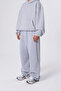 Plus Size Extra Loose Black Gray Adjustable Leg Baggy Loose Fit Oversized Sweatpants - 4