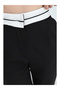 Black with Reverse Belt Detail Palazzo Pants - 6