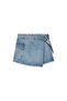 Blue Women's Shorts & Bermuda 77090345 - 8