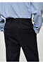 Navy Blue Men's Trousers 77025967 - 6
