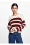 Dark Red Girl's Sweater 77076736
