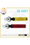 Name Plate and B Rh (-) Blood Group Written Gift X2 Keychain, Red-Yellow-Sk, Special for Motor Lovers