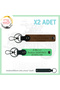 Name Plate and a Rh (+) Blood Group Written X2' Keychain Set, Coffee-F Green-Syh, to Motor Clubs