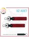 Set, Red-Syh, Motorcycle Driver's Gift Name Plate B Rh + Blood Group Written 2-Piece Keychain