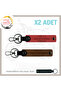 Biker Style Custom Name Plate and 0 Rh (+) Blood Type Lettering Engine X2 Keychain, Pomegranate Flower-Brown-Syh