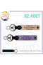 Name Plate and B Rh (+) Blood Group Written 2-Piece Keychain, Yavruağzı-Purple-Laci, Special for Motor Enthusiasts