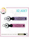 Name Plate and a Rh (+) Blood Group X2 Set Keychain, Purple-Pink-Sk, Special Design for Motor Lovers