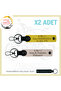 Name Plate and a Rh (-) Blood Group Gift Leather X2 Keychain, Powder-Yellow-Syh, Special for Biker Friends