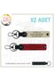 A Rh + Blood Type Written Gift X2 Keychain, Red-S Coffee-Syh, Special Name Plate for Biker Friends