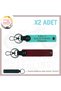 Name Plate and a Rh (+) Blood Group Written 2 Keychain, Turquoise-Burgundy-Navy, Special for Motor Enthusiasts