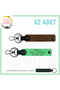 Name Plate and B Rh (-) Blood Group Written X2' Keychain Set, Coffee-F Green-Syh, to Motor Clubs