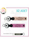 Name Plate and a Rh (-) Blood Group Written X2 Keychain, Yavruağzı-Pink-Gr, Biker Lover Gift